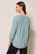 Bluse in Unifarbe cool salvia green
