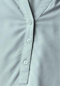 Bluse in Unifarbe cool salvia green