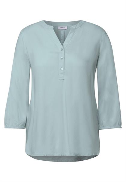 Bluse in Unifarbe cool salvia green