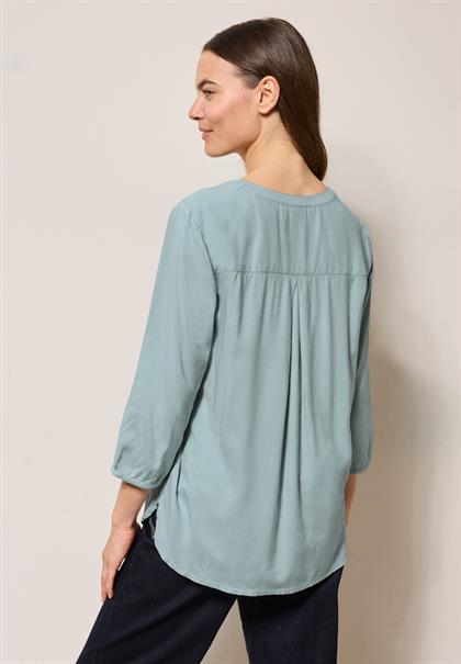 Bluse in Unifarbe cool salvia green