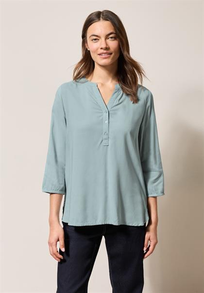 Bluse in Unifarbe cool salvia green