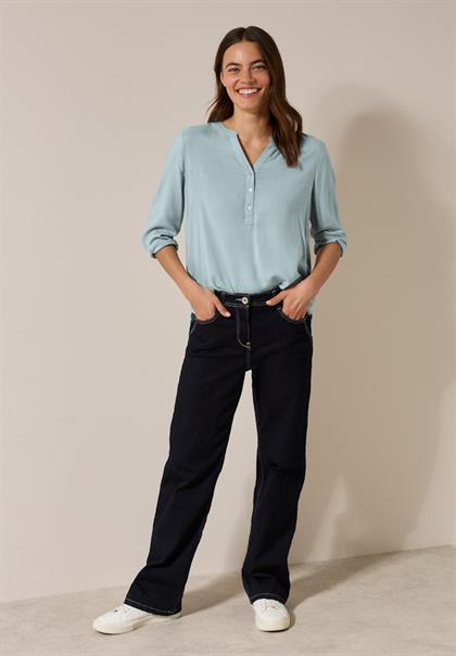 Bluse in Unifarbe cool salvia green