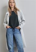 Bluse in Unifarbe cool vintage green