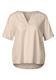 Bluse in Unifarbe cotton beige