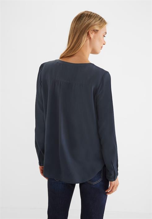 bluse-in-unifarbe-dark-blue