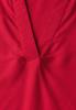 Bluse in Unifarbe glory red