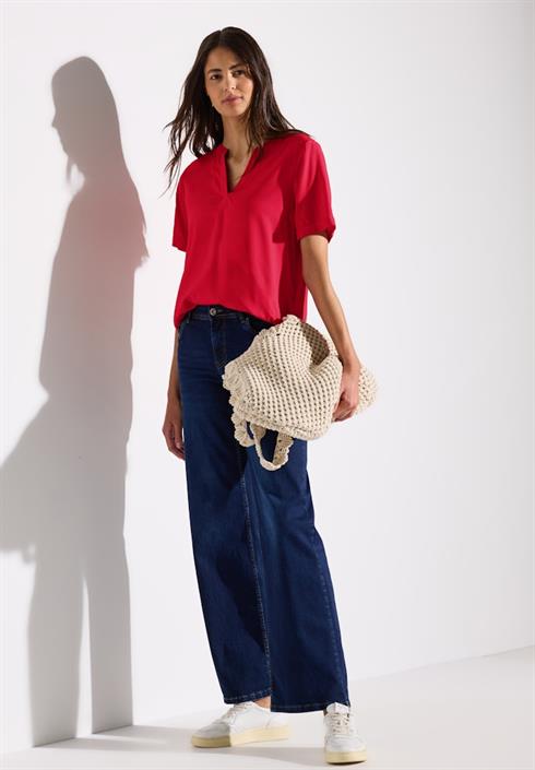 bluse-in-unifarbe-glory-red