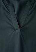 Bluse in Unifarbe hunter green