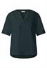 Bluse in Unifarbe hunter green