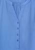Bluse in Unifarbe marina blue