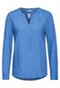 Bluse in Unifarbe marina blue