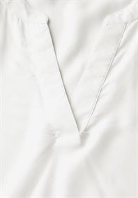 Bluse in Unifarbe off white