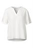 Bluse in Unifarbe off white