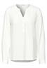 Bluse in Unifarbe vanilla white