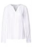 Bluse in Unifarbe white