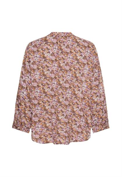 Bluse mit Allover-Print aop