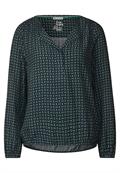 Bluse mit Allover Print light brisk green
