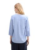Bluse mit aufgesetzten Brusttaschen blue chambray design