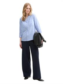 Bluse mit aufgesetzten Brusttaschen blue chambray design