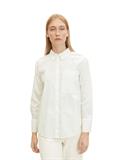 Bluse mit aufgesetzter Brusttasche whisper white