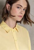Bluse mit bestickten Ärmeln blend yellow