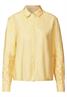Bluse mit bestickten Ärmeln blend yellow