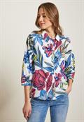 Bluse mit Blumenprint vanilla white