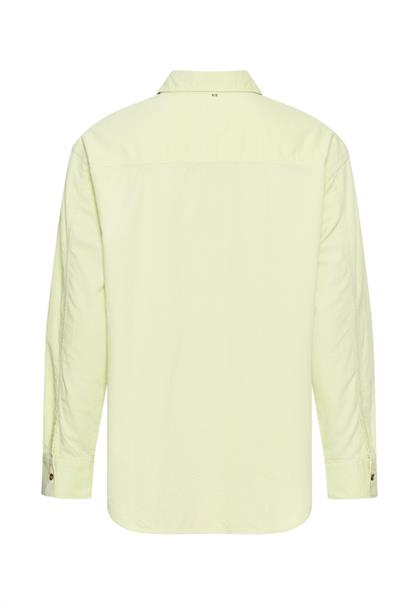 Bluse mit Brusttasche lime green