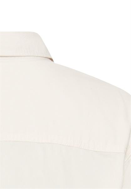Bluse mit Brusttasche milk white