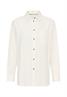 Bluse mit Brusttasche milk white