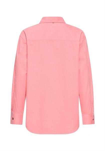 Bluse mit Brusttasche winter berry