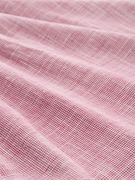 Bluse mit Brusttaschen dark pink