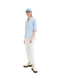 Bluse mit Brusttaschen dreamy blue