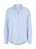 Bluse mit Brusttaschen dreamy blue