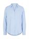 Bluse mit Brusttaschen dreamy blue