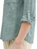 Bluse mit Brusttaschen explorer green