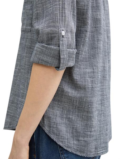 Bluse mit Brusttaschen midnight navy blue