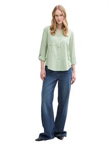 Bluse mit Brusttaschen true green