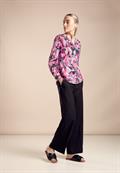 Bluse mit Flower Print magnolia pink