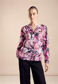 Bluse mit Flower Print magnolia pink