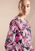 Bluse mit Flower Print magnolia pink