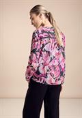 Bluse mit Flower Print magnolia pink