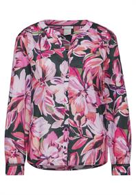 Bluse mit Flower Print magnolia pink