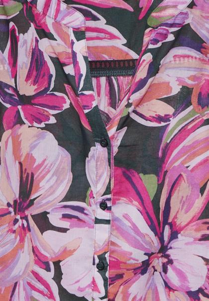 Bluse mit Flower Print magnolia pink