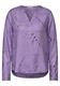 Bluse mit Folienprint gentle lilac melange