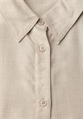 Bluse mit Gallonstreifen morning beige mel.