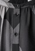 Bluse mit grafischem Muster black