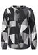 Bluse mit grafischem Muster black