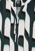Bluse mit grafischem Muster hunter green