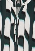 Bluse mit grafischem Muster hunter green